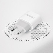 Dudao Fast Wall Charger USB-C 20W PD Set - захранване за ел. мрежа 20W с USB-C изход и технология за бързо зареждане и USB-C към Lightning кабел (бял) 4