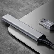 Dudao 4in1 USB-A 4-port Hub - 4-портов USB-A хъб за компютри и лаптопи (тъмносив)  8