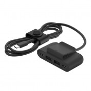 Belkin Boost Charge 4-Port USB Power Extender - USB-C адаптер за зареждане на смартфони и таблети с 2xUSB-A и 2xUSB-C изходи (черен) 4