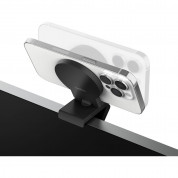 Belkin iPhone Mount with MagSafe for Mac Desktops and Displays - магнитна поставка за прикрепяне на iPhone с MagSafe към iMac и Apple дисплеи (черен) 1