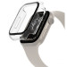 Belkin ScreenForce Bumper and Glass - качествен твърд кейс с вграден стъклен протектор за дисплея на Apple Watch 8 45мм, Apple Watch 7 45мм (прозрачен) 1