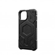 Urban Armor Gear Monarch Pro MagSafe Case - удароустойчив хибриден кейс с MagSafe за iPhone 15 (черен-карбон) 12