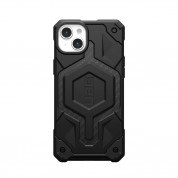 Urban Armor Gear Monarch Pro MagSafe Case - удароустойчив хибриден кейс с MagSafe за iPhone 15 Plus (черен-карбон) 2