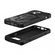 Urban Armor Gear Monarch Pro Kevlar Case - удароустойчив хибриден кейс с MagSafe за iPhone 15 Pro Max (черен-кевлар) 1