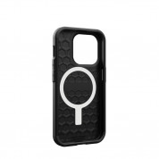 Urban Armor Gear Civilian MagSafe Case - удароустойчив хибриден кейс с MagSafe за iPhone 15 Pro (черен) 14