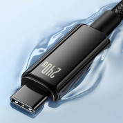 Baseus Tungsten Gold USB-C to USB-C Cable 240W (CAWJ040101) - кабел с бързо зареждане за устройства с USB-C порт (200 см) (черен)  5