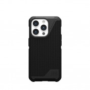 Urban Armor Gear Metropolis LT Kevlar MagSafe Case - удароустойчив хибриден кейс с MagSafe за iPhone 15 Pro (черен) 2