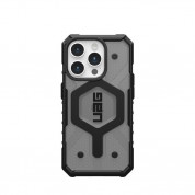 Urban Armor Gear Pathfinder MagSafe Case - удароустойчив хибриден кейс за iPhone 15 Pro (сив) 2