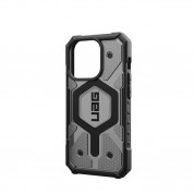 Urban Armor Gear Pathfinder MagSafe Case - удароустойчив хибриден кейс за iPhone 15 Pro (сив) 12