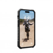Urban Armor Gear Pathfinder MagSafe Case - удароустойчив хибриден кейс за iPhone 15 Pro (сив) 5
