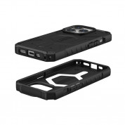 Urban Armor Gear Pathfinder MagSafe Case - удароустойчив хибриден кейс за iPhone 15 Pro (черен) 1