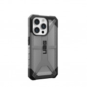 Urban Armor Gear Plasma Case - удароустойчив хибриден кейс за iPhone 15 Pro (черен-прозрачен) 4
