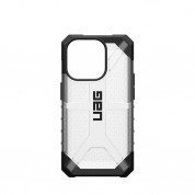 Urban Armor Gear Plasma Case for iPhone 15 Pro (ice) 11