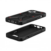 Urban Armor Gear Monarch Kevlar Case - удароустойчив хибриден кейс за iPhone 15 (черен-кевлар) 1