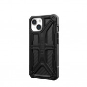 Urban Armor Gear Monarch Case for iPhone 15 (carbon fiber) 3