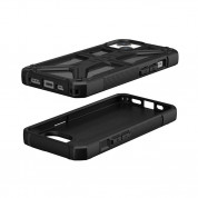 Urban Armor Gear Monarch Case - удароустойчив хибриден кейс за iPhone 15 (черен-карбон) 1