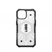 Urban Armor Gear Pathfinder MagSafe Case - удароустойчив хибриден кейс за iPhone 15 (прозрачен) 11