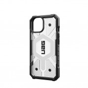 Urban Armor Gear Pathfinder MagSafe Case - удароустойчив хибриден кейс за iPhone 15 (прозрачен) 12