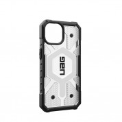 Urban Armor Gear Pathfinder MagSafe Case - удароустойчив хибриден кейс за iPhone 15 (прозрачен) 13