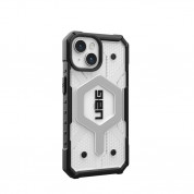 Urban Armor Gear Pathfinder MagSafe Case - удароустойчив хибриден кейс за iPhone 15 (прозрачен) 4