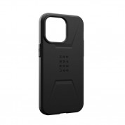 Urban Armor Gear Civilian MagSafe Case - удароустойчив хибриден кейс с MagSafe за iPhone 15 Pro Max (черен) 13