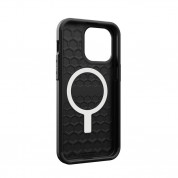 Urban Armor Gear Civilian MagSafe Case - удароустойчив хибриден кейс с MagSafe за iPhone 15 Pro Max (черен) 14
