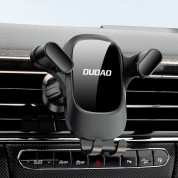 Dudao F5Pro Universal Air Vent Car Mount - поставка за радиатора на кола за смартфони с дисплей от 5.4 до 7 инча (черен) 4