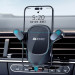 Dudao F5Pro Universal Air Vent Car Mount - поставка за радиатора на кола за смартфони с дисплей от 5.4 до 7 инча (черен) 6