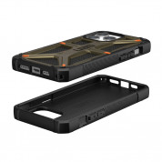 Urban Armor Gear Monarch Kevlar Case - удароустойчив хибриден кейс за iPhone 15 Pro Max (платинен) 1