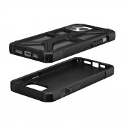 Urban Armor Gear Monarch Case - удароустойчив хибриден кейс за iPhone 15 Pro Max (черен-карбон) 1