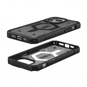 Urban Armor Gear Pathfinder MagSafe Case - удароустойчив хибриден кейс за iPhone 15 Pro Max (сив) 1