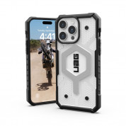 Urban Armor Gear Pathfinder MagSafe Case - удароустойчив хибриден кейс за iPhone 15 Pro Max (прозрачен)