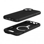 Urban Armor Gear Civilian MagSafe Case - удароустойчив хибриден кейс с MagSafe за iPhone 15 Plus (черен) 1