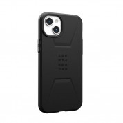 Urban Armor Gear Civilian MagSafe Case - удароустойчив хибриден кейс с MagSafe за iPhone 15 Plus (черен) 4