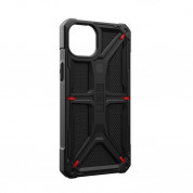 Urban Armor Gear Monarch Kevlar Case - удароустойчив хибриден кейс за iPhone 15 Plus (черен-кевлар) 13