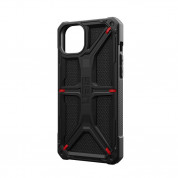 Urban Armor Gear Monarch Kevlar Case - удароустойчив хибриден кейс за iPhone 15 Plus (черен-кевлар) 12