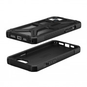 Urban Armor Gear Monarch Case - удароустойчив хибриден кейс за iPhone 15 Plus (черен-карбон) 1