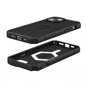 Urban Armor Gear Pathfinder MagSafe Case - удароустойчив хибриден кейс за iPhone 15 Plus (черен) 1