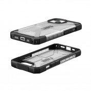 Urban Armor Gear Plasma Case - удароустойчив хибриден кейс за iPhone 15 (прозрачен) 1