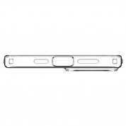 Spigen Crystal Flex Case - тънък качествен силиконов (TPU) калъф за iPhone 15 Plus (прозрачен)  4