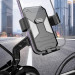 Dudao Electric Cycle Motorcycle Phone Holder F7C Plus - универсална поставка за огледалото на мотоциклет за мобилни телефони (черен) 5