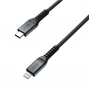 Nomad Kevlar USB-C to Lightning Cable v2 - здрав кевларен кабел за устройства с Lightning порт (150 см) (черен) 1