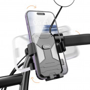 Dudao Electric Bicycle Motorcycle Phone Holder F7C - универсална поставка за колело и мотоциклет за мобилни телефони (черен) 2