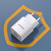 Dudao A13Pro GaN Fast Wall Charger 33W - захранване за ел. мрежа с USB-A и USB-C изходи и технология за бързо зареждане (бял) 6