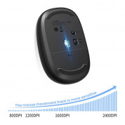 Ugreen Ergonomic Wireless Mouse 2.4G - ергономична безжична мишка (за Mac и PC) (тъмносин) 8