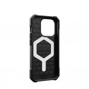 Urban Armor Gear Essential Armor MagSafe Case - удароустойчив силиконов калъф с MagSafe за iPhone 15 Pro (черен) 14
