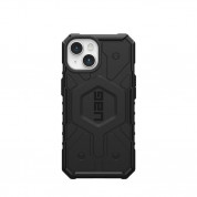 Urban Armor Gear Pathfinder MagSafe Case - удароустойчив хибриден кейс за iPhone 15 (черен) 2