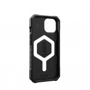 Urban Armor Gear Pathfinder MagSafe Case - удароустойчив хибриден кейс за iPhone 15 (черен) 14