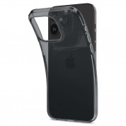 Spigen Crystal Flex Case - тънък качествен силиконов (TPU) калъф за iPhone 15 Pro (сив)  7