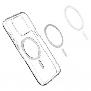 Spigen Ultra Hybrid MagSafe Case for iPhone 15 Pro (clear-graphite) 7